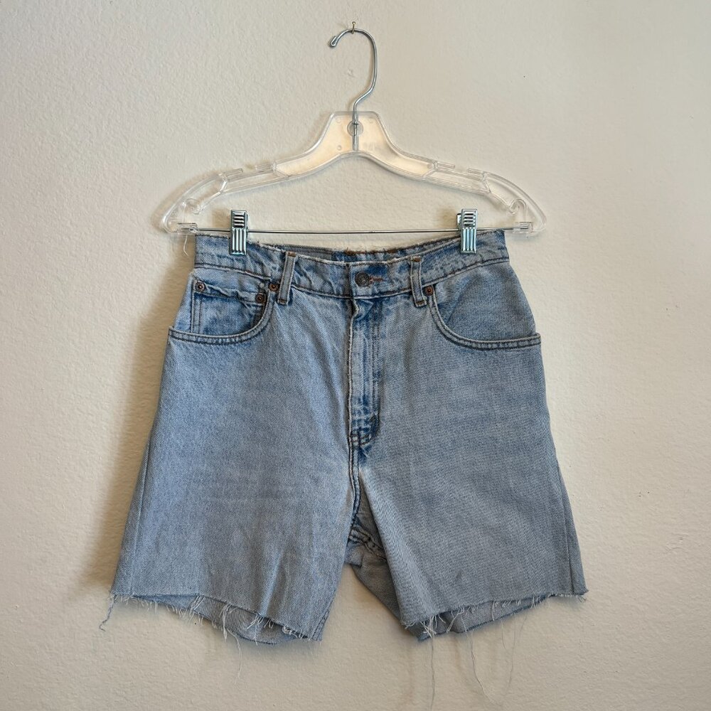 Levi's Light Blue Denim Jean Shorts